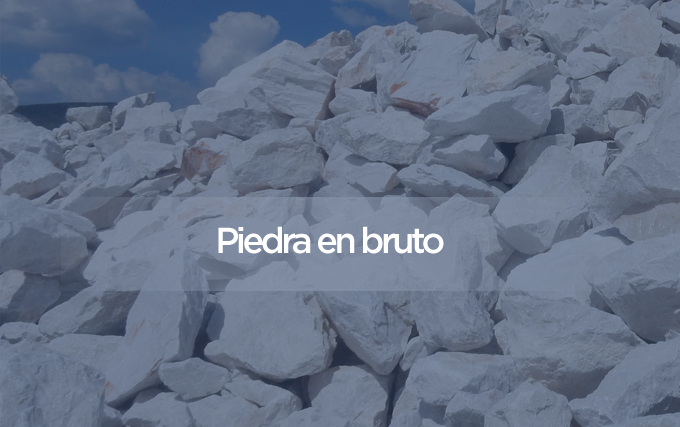 Piedra en bruto extraída de mina